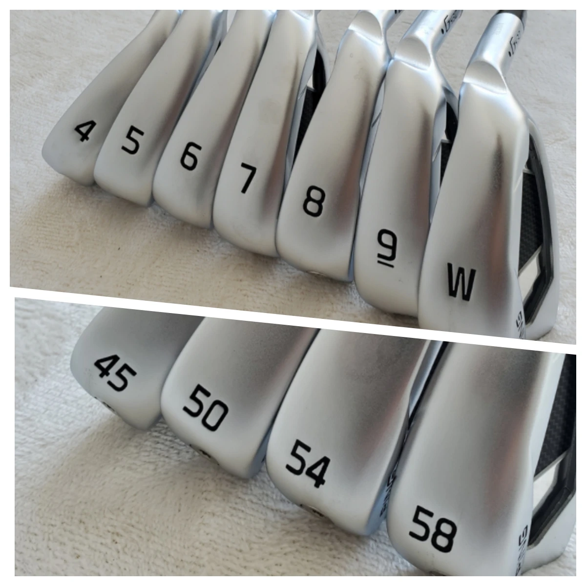 Men Brand Golf irons G Golf club 4-30 iron Set 4-9 W 45.50. 54.58(11pcs) With Steel/Graphite Shaft Head Cover