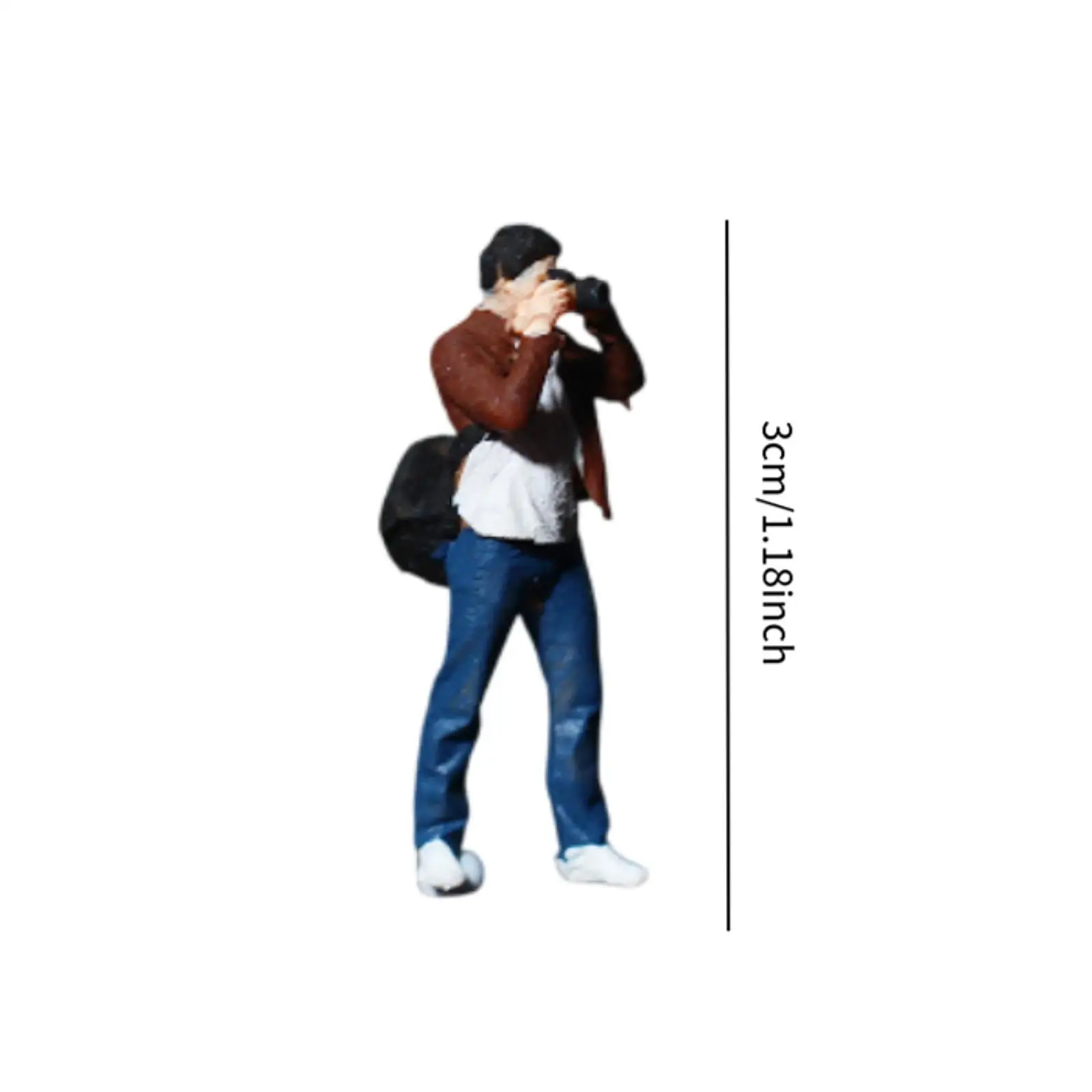 1/64 Figura di persone in miniatura dipinta a mano in resina artigianale Figura di persone Diorama