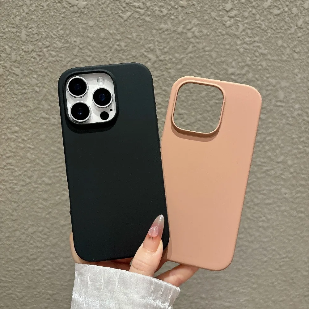 Neue Flüssigsilikon-Magnethülle für MagSafe für iPhone 17 Air 16 15 14 13 12 11 Pro Max Plus Kabelloses Laden Matte Solide Schutzhülle – Detail 7