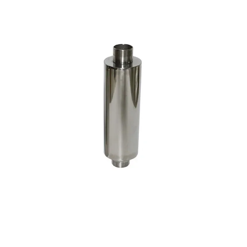 PT G2 1/2inch 75mm SS muffler For7.5KW High pressure Regenerative blower Vortex Gas Pump CNC Router Vacuum Pump
