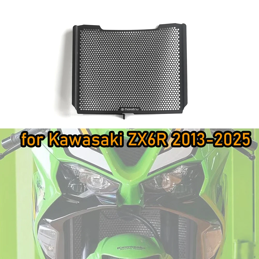 

for Kawaskai ZX6R 2013-2025 Motorcycle Radiator Core Guards Grille Cover Protection Fit