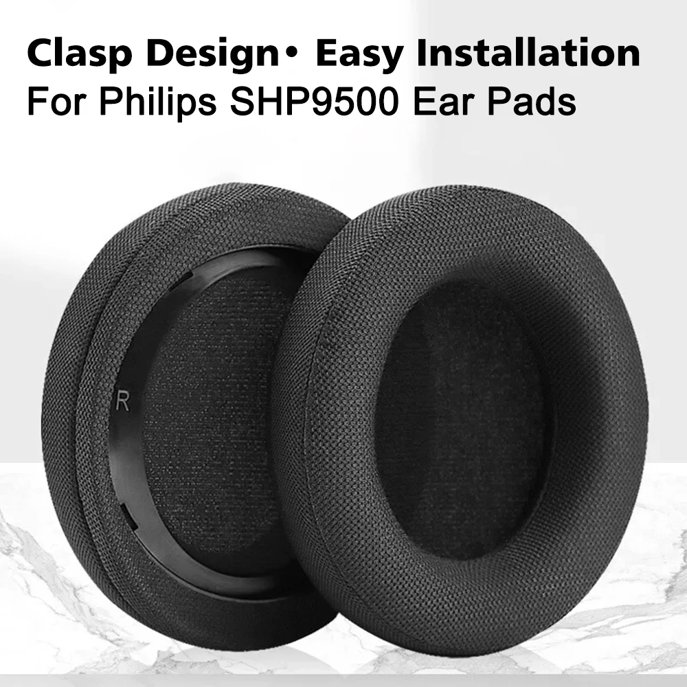 

Headphone Ear Pads for Philips SHP9500 Soft Protein Leather Headphone Sleeves Ear Cushion Covers Replacement Earmuffs