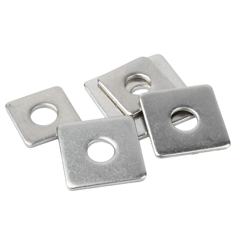 Square Flat Washer M3 M4 M5 M6 M8 M10 M12 M14 M16 304 Stainless Steel High-Quality Square Flat Washer