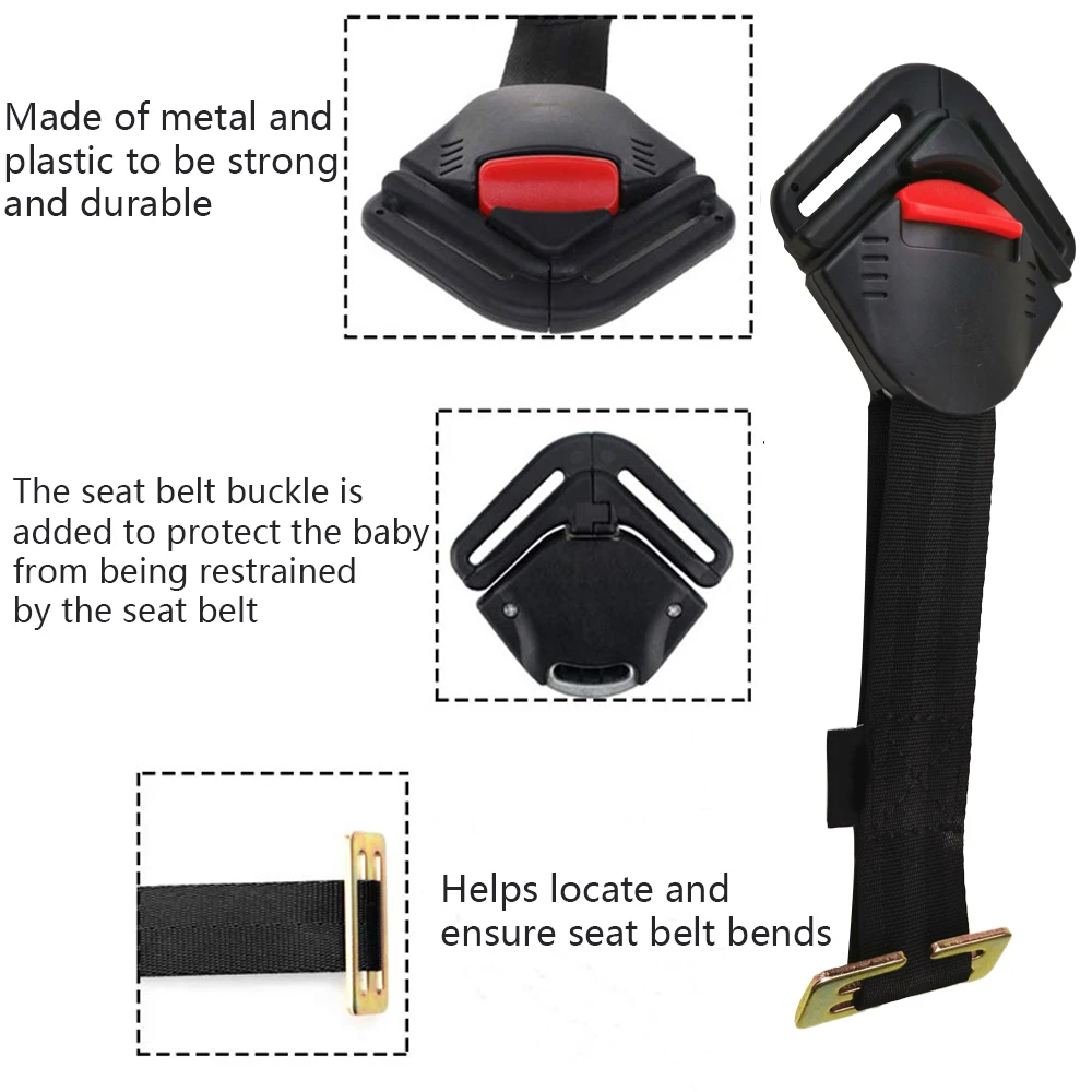 1 Pcs Universal Car Child Safety Seat Five Point Lock Buckle Seat Belt Safety Buckle Durable Replacement Accessories