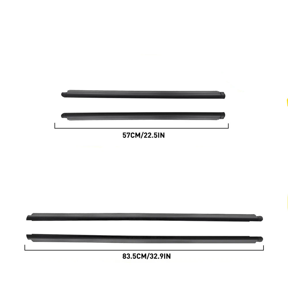 4PCS Car Outer Windows Rubber Weatherstrip Sealing Strip Belt Moulding Trim For Hyundai Getz 2002-2011 5Door HatchBack