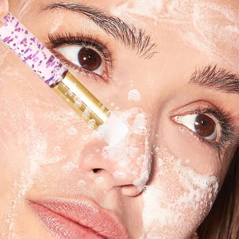 2 個まつげクリーニングブラシラッシュシャンプーブラシ鼻毛穴にきび除去ディープブラシまつげエクステンションメイクアップツール