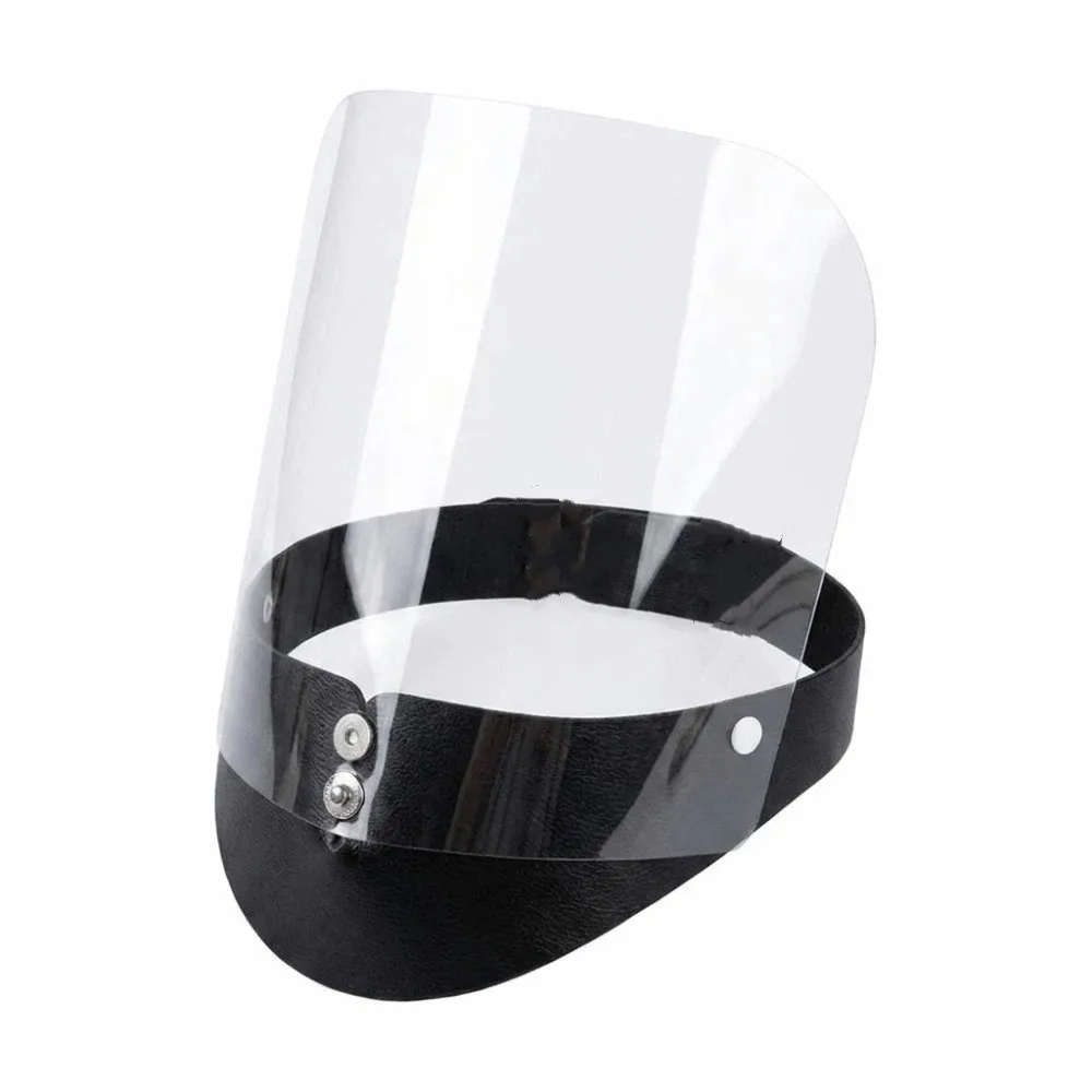 Ultra-Transparent Lens Full Face Cooking Shield Lightweight Structure Smooth Surface Kitchen Protective Visor Obstructed Vision