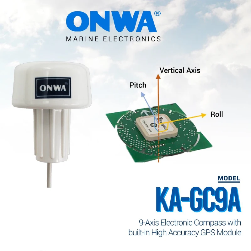 KA-GC9A NMEA0183 Heading Sentence Output Satellite Compass Antenna for Marine Supplies