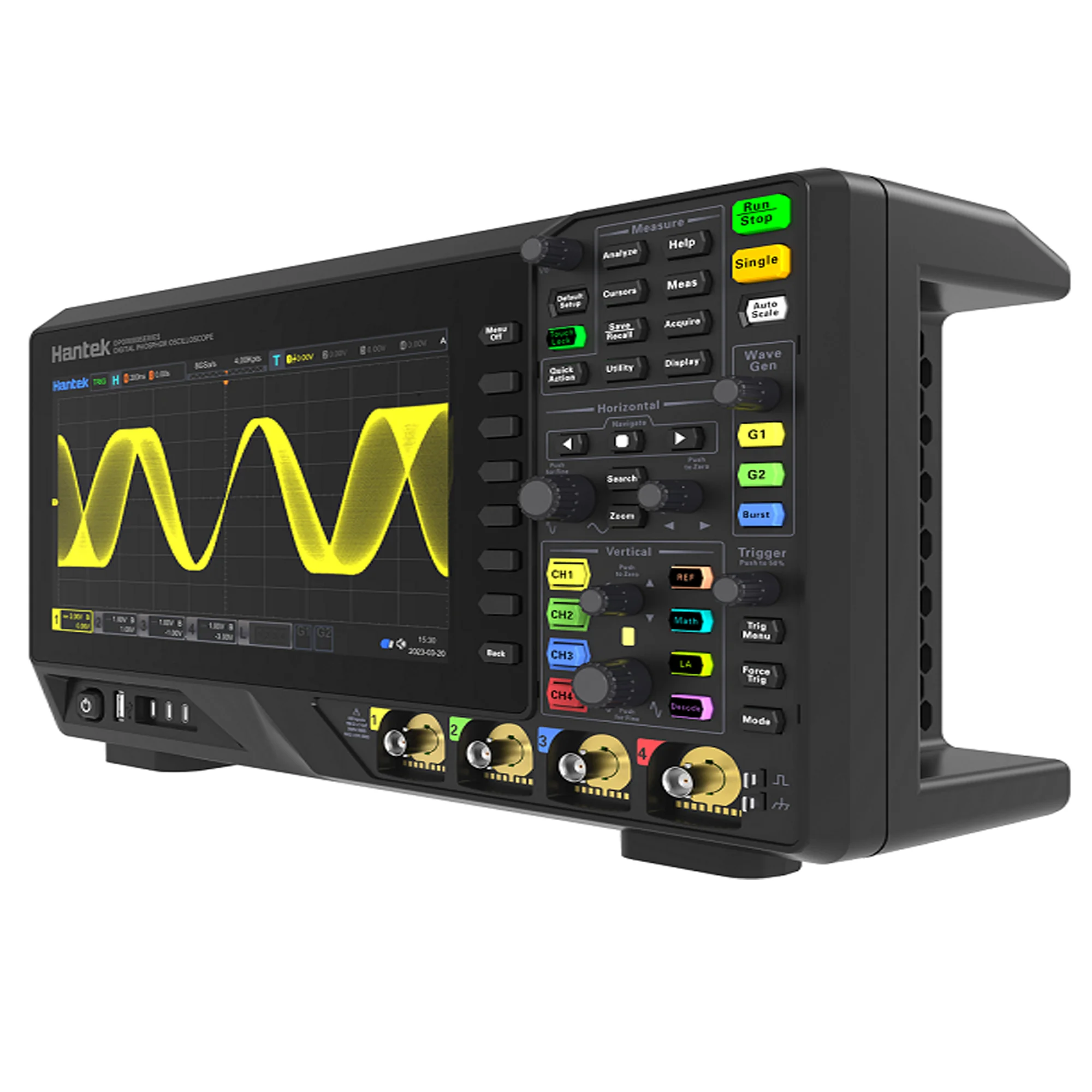 Hantek DPO8104E 1GHz 4 Channel Oscilloscope 2 Channel Waveform Generator 16 Channel Logic Analyzer 8GSa/s