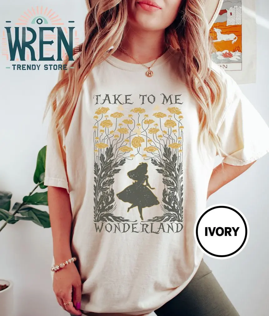 

Retro Disney Alice in Wonderland T-shirt, Disney World T-shirt, Disney Movie T-shirt, Disney Family Travel T-shirt