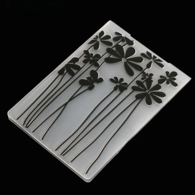 New Arrival 3D Embossing Folder Transparent Embossing Plastic Plates Design For DIY Paper Cutting Dies Scrapbooking 10.5x14.5cm