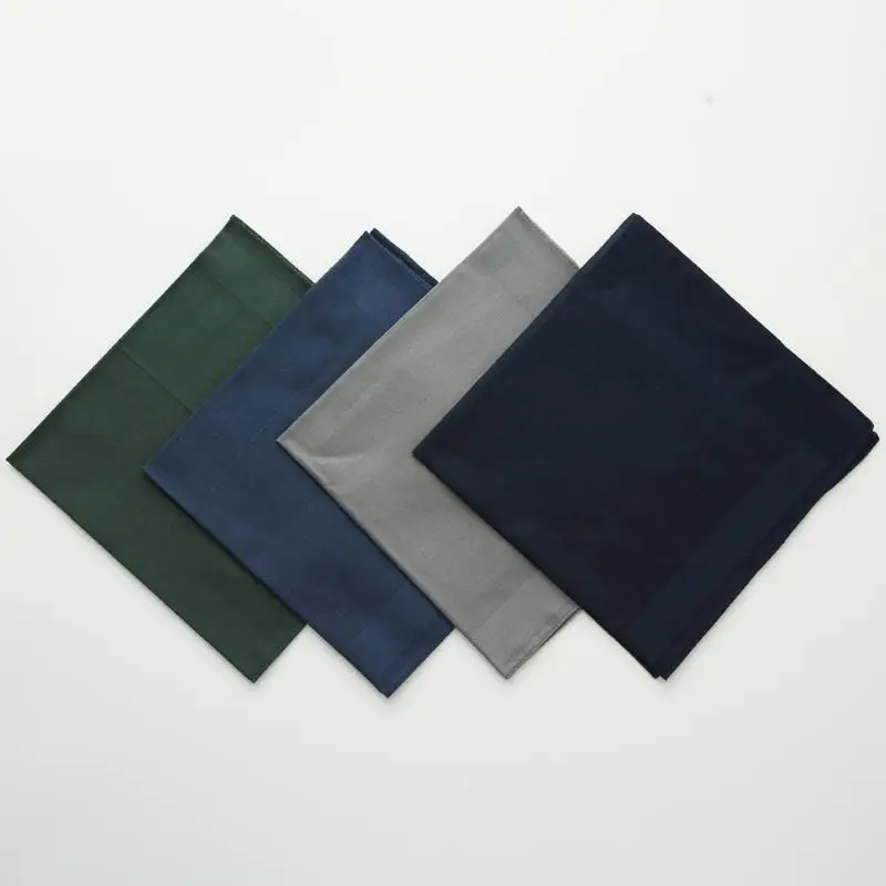 منديل قطن 652F لإرسال منشفة ناعمة لكبار السن وشاح مربع منديل عتيق