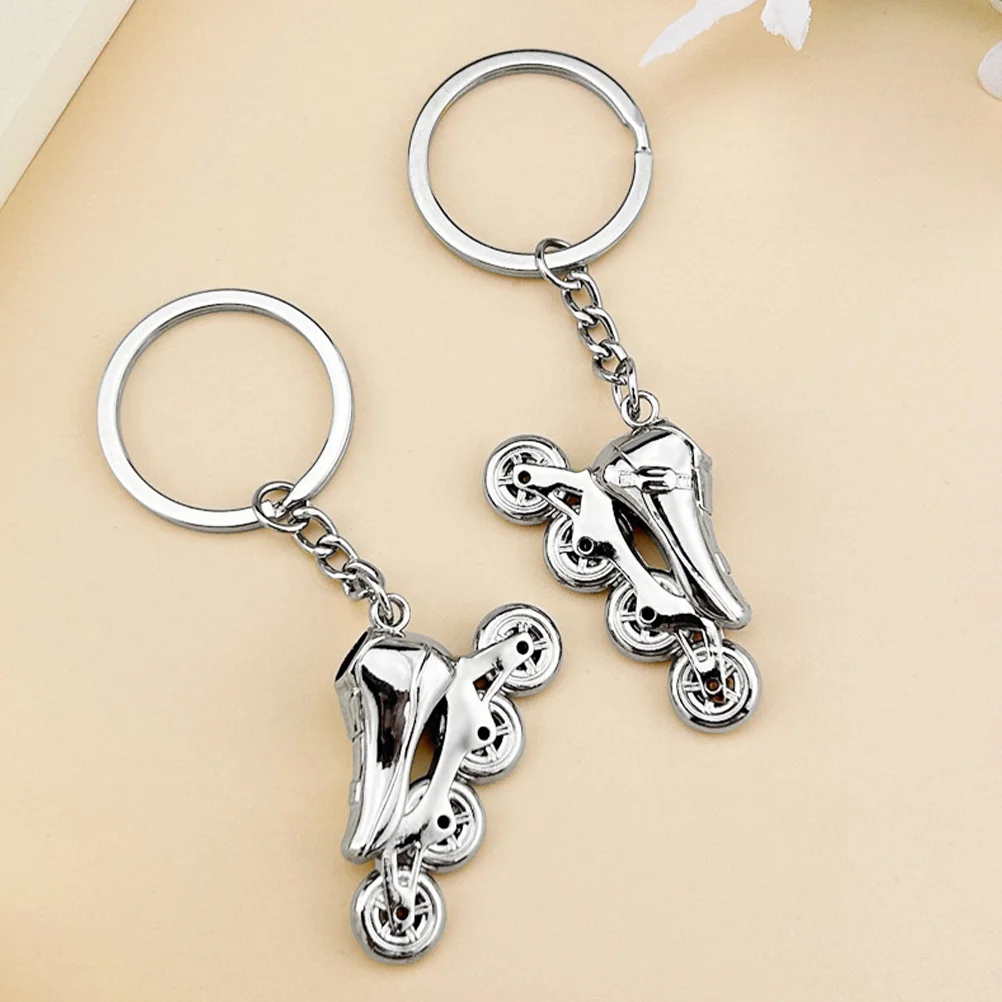 

Roller Skating Key Ring Backpack Charm Bag Keychain Handbag Purse Hanging Ornament Skating Lover Gift