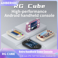 ANBERNIC RG Cube Retro Handheld Game Console 3.95 Inch Touch Screen 720*720 Android 13 Bluetooth WIFI Portable Video Player