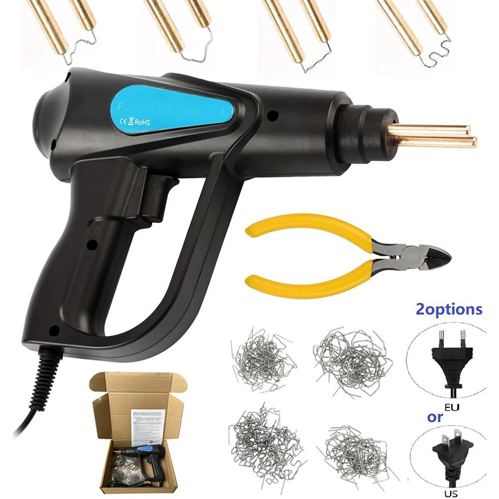 Hot Stapler Plastic Welder Gun Welding Machine Soldering Iron for Plastic Staple PVC Repairing Machine Car Bumper Repair Tools