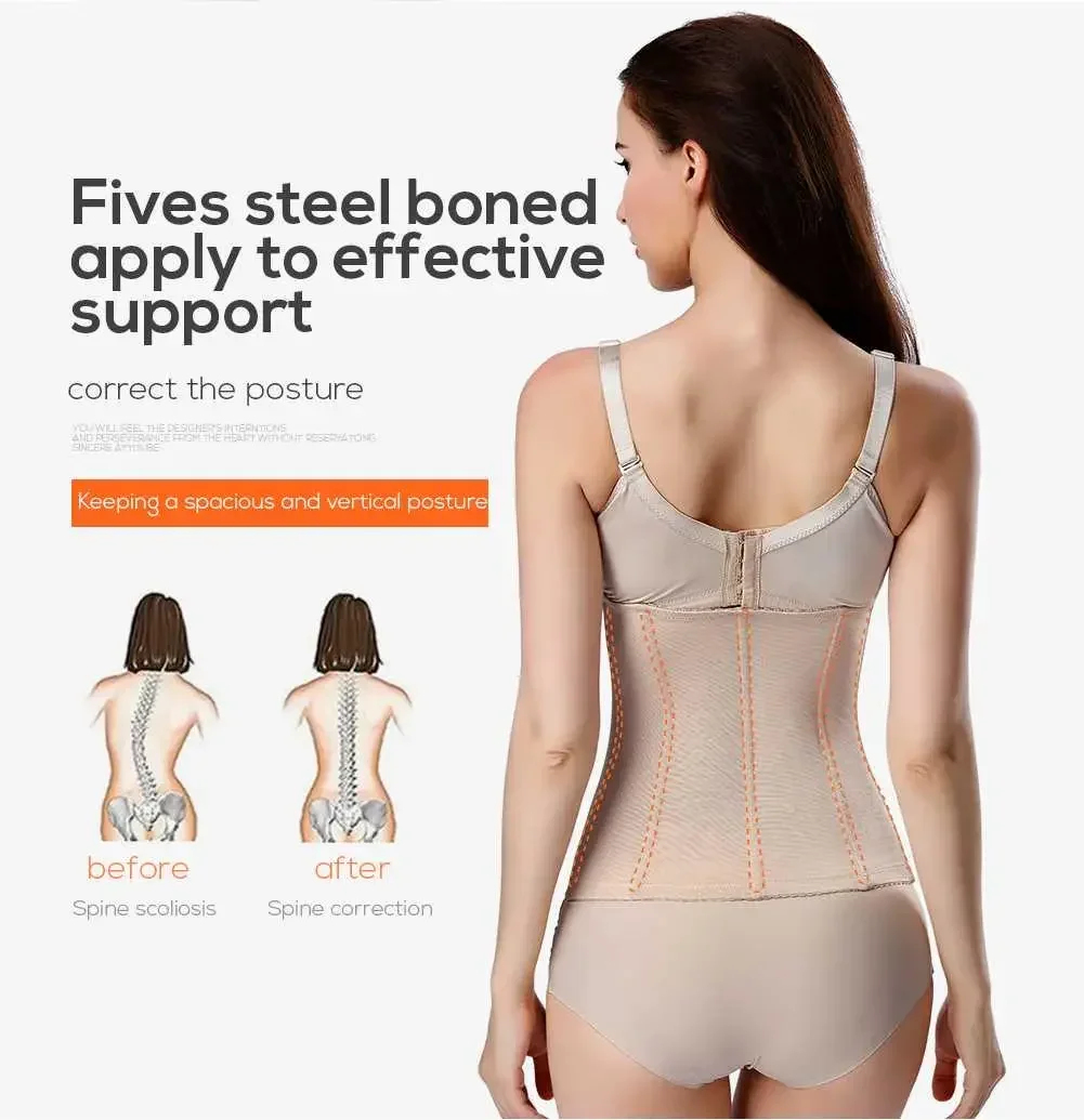 Waist Trainer Body Shaper Tummy Corset Slimming Butt Lifter Shapewear Women Colombian Girdles