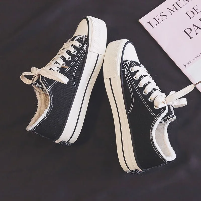 

Canvas Sneakers New Spring Summer Trendy Student Shoes Women Breathable Lightweight Korean Style Shoes Versatile High-Top Shoes