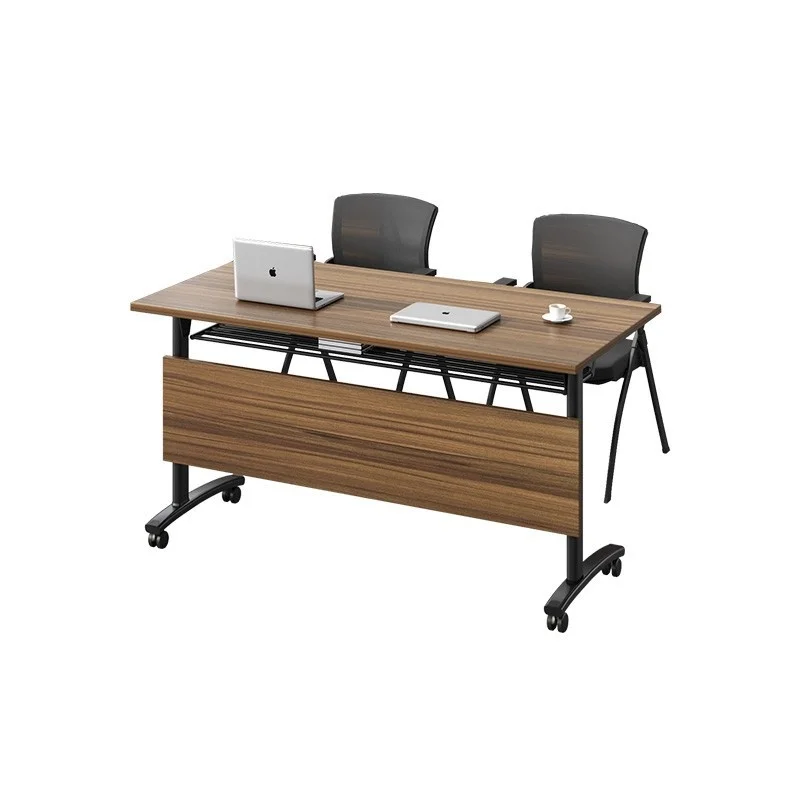 

Modern Designed Folding Training Table Combination Movable Staff Desk Double Side Office Furniture Long Folding Conference Table