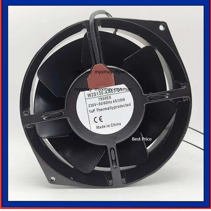 

Cooling Fan W2S130-AA03-01 7855ES AC 230V 45W 17cm 17055 170x150x55mm 2-Wire Elevator accessories KONE V3F inverter fan