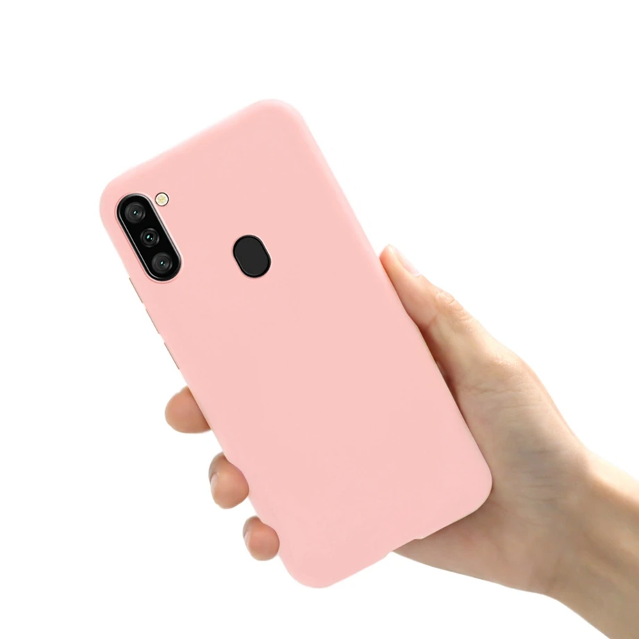 Candy Color Soft Cases For Samsung Galaxy A11 Case Cute Fashion Gifts For Fundas Samsung A11 M11 Silicon Soft Back Cover