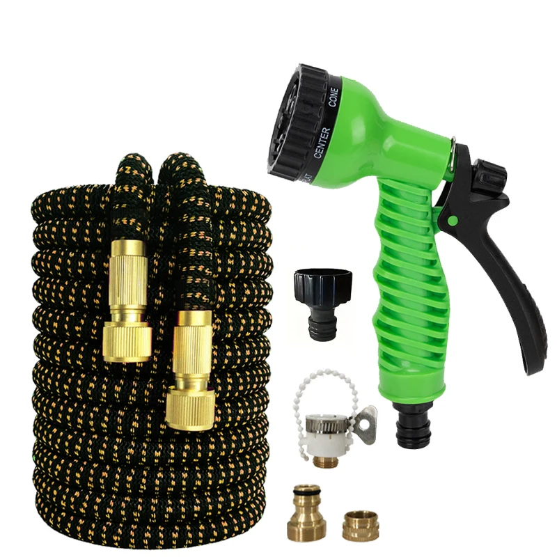 

Expandable Magic Hose Pipe High-Pressure Car Wash Hose Adjustable Spray Flexible Home Garden Watering Hose Cleaning Water Gun ﻿