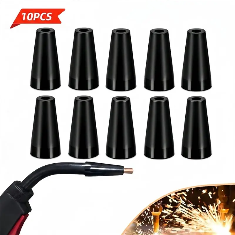 ABJT-Flux Core Gasless MIG Welding Nozzle Cover 10Pcs For 15Ak MIG Welder Accessories