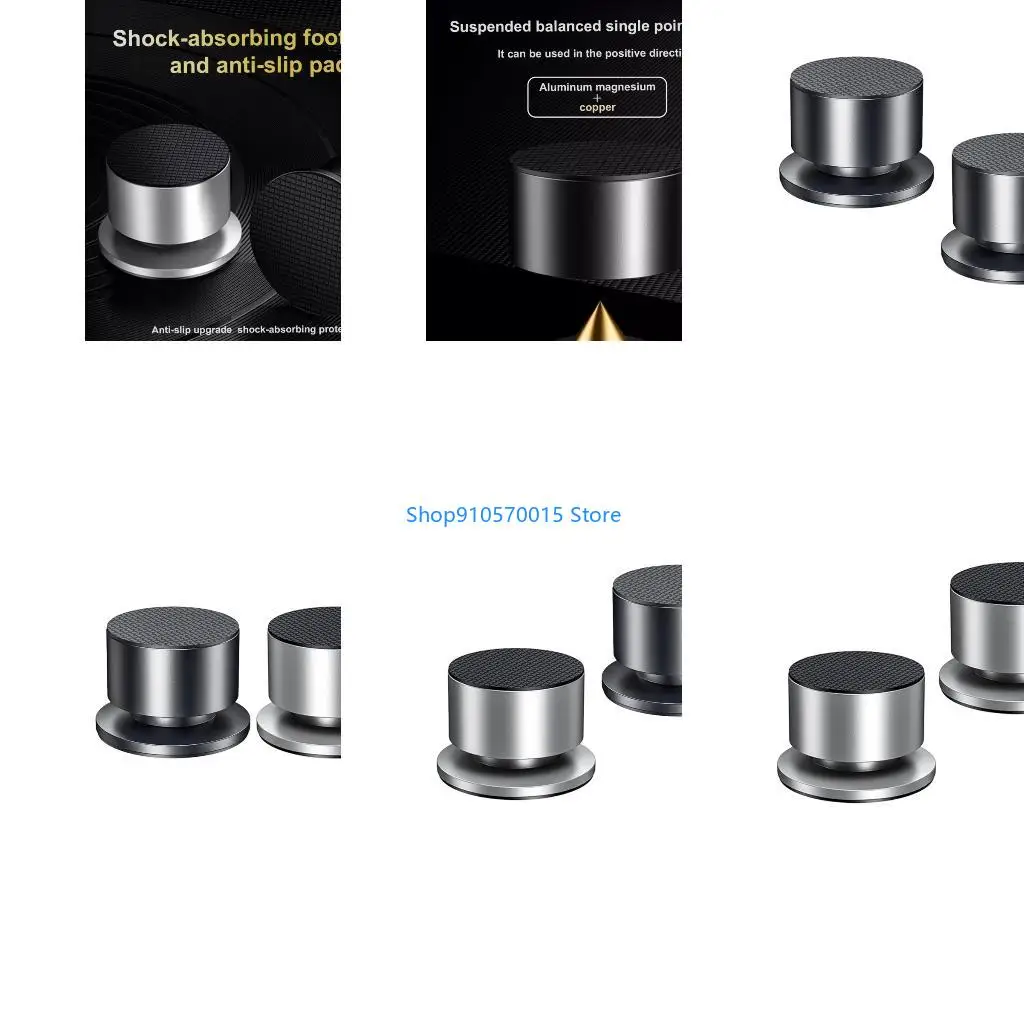B95C Reversible Design Sound Damping Feet Reduces 95% Resonance Noise Reductions