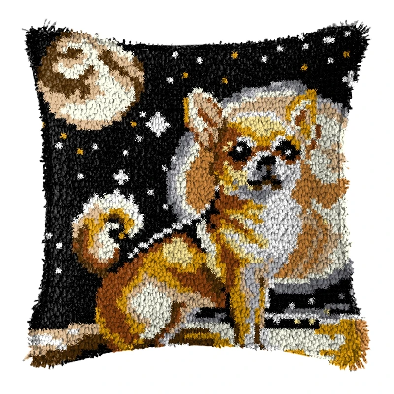 Kit bordado gancho pestillo para almohada bordada - imagen 3