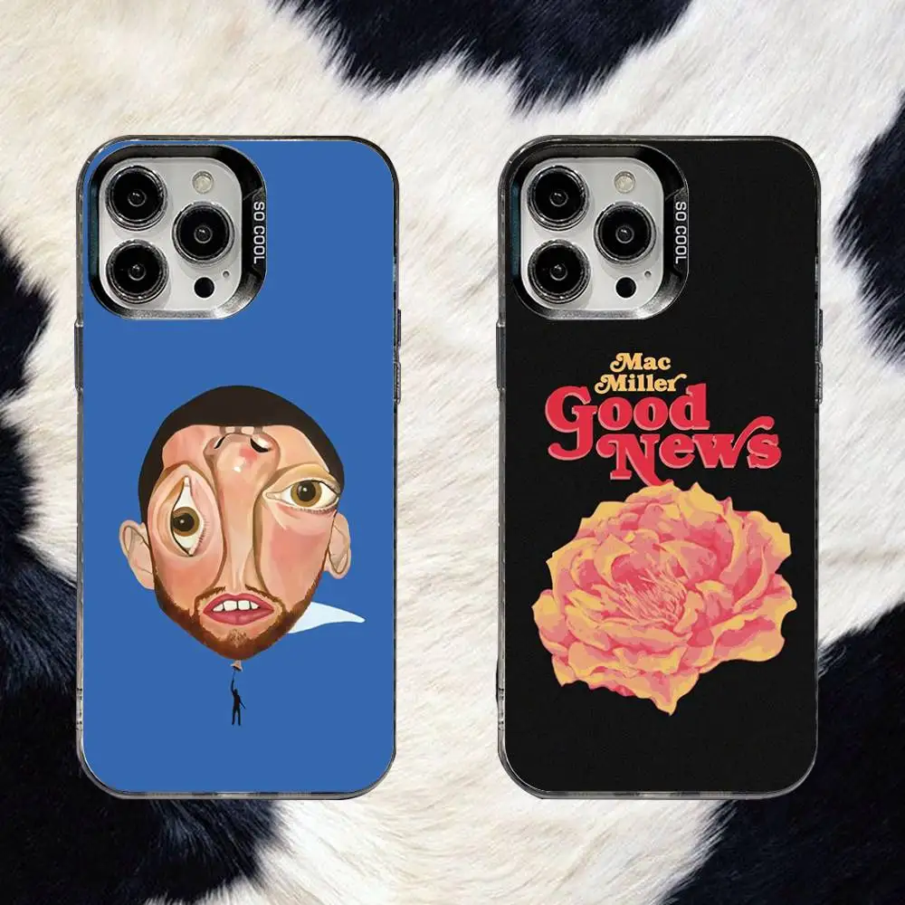 

M-Mac Miller Balloonerism Phone Case For iPhone 16,15,14,13,12,11,8,7,Pro,Max,Plus,Mini,XS,SE Anti Fall Black Matte Hard