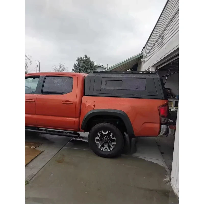 

Waterproof Anti-Rust Aluminum Pickup Truck Canopy for Taco 6ft Truck Bed Camper Shell Heavy-Duty Smart Locking