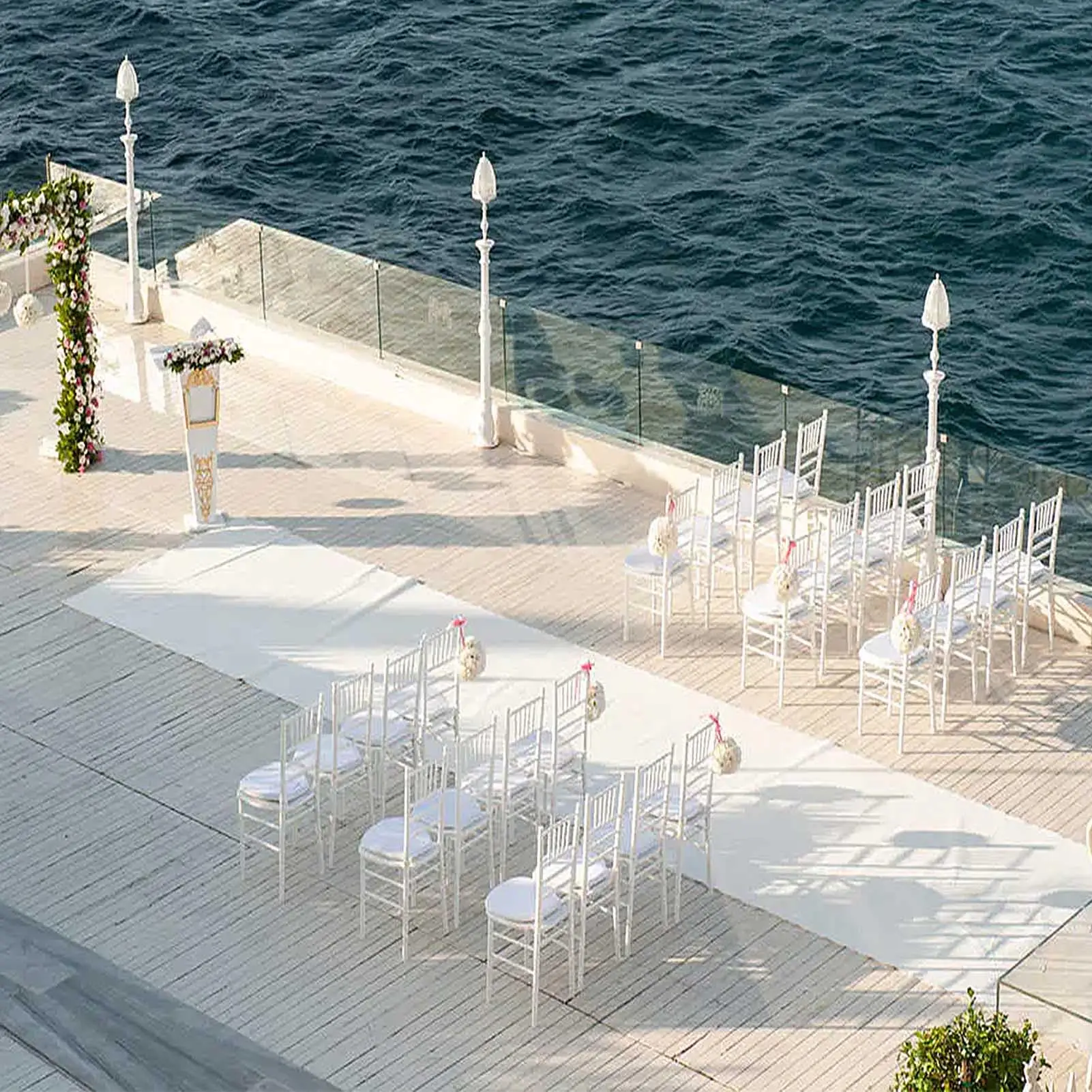 Durable Wedding Carpet, Suitable for Indoor and Outdoor Corridors, Graduation Parties, Weddings, Anti Slip White Running Tracks