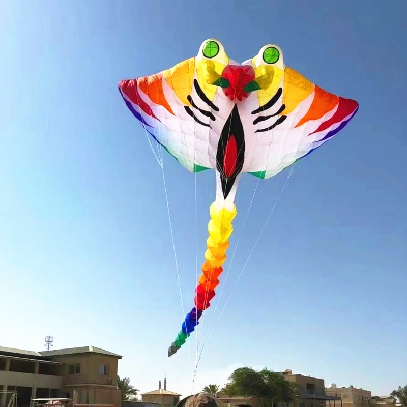 free shipping Ray fish kite for adults kite devil fish kite flying folding kite kite surfing steering kite Kite line large kites