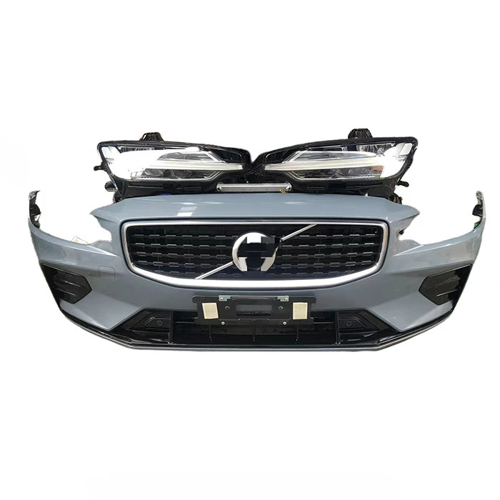 

CAR FRONT BUMPER BODY KIT FRONT FACE ACCESSORIES FOR VOLVO S60 V60 2018 OE 39822660 39802501