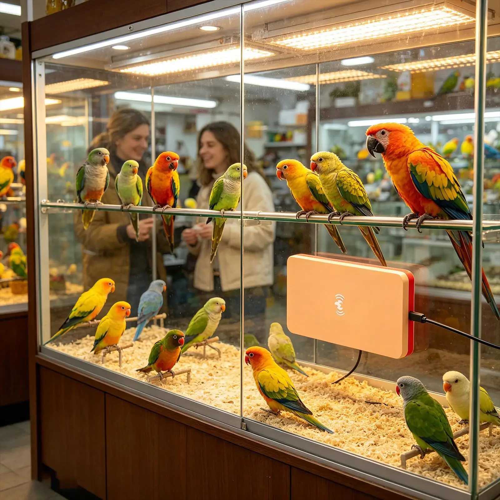 Bird Heater For Cage 18x10cm USB Plug Warmer Board 5W Quiet Parrot Snuggle Heater With 1.5-meter Cable For Parakeet Finch