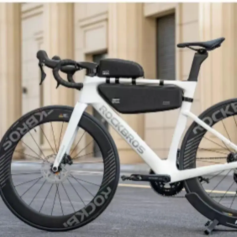 

ROCKBROS Велосипедная сумка Непромокаемая велосипедная верхняя трубчатая рама Сумка Светоотражающая большая вместительная сумка-корзина для шоссейного велосипеда MTB Износостойкая