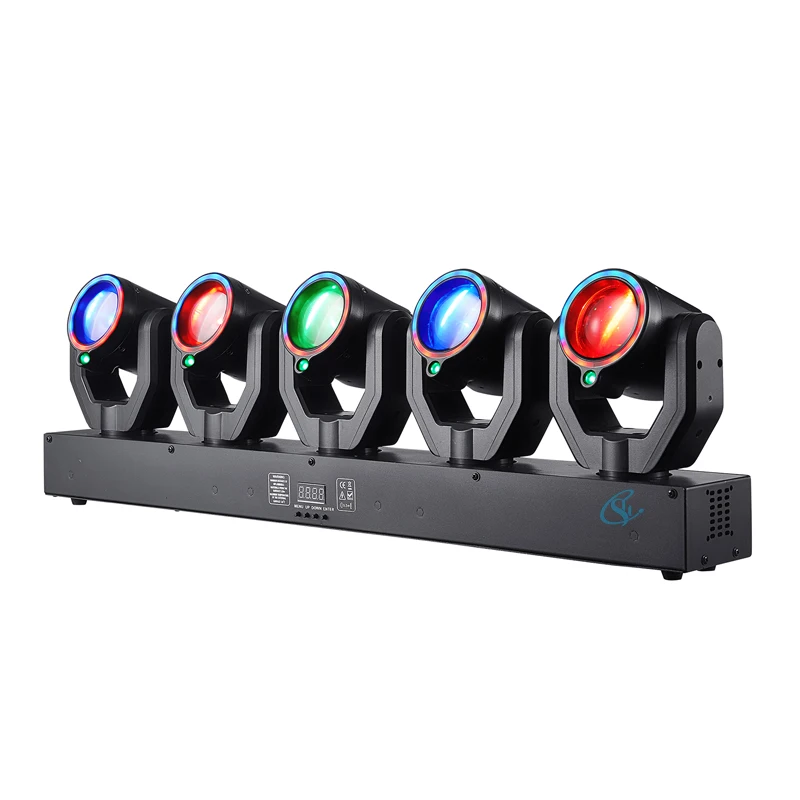 5 Heads Moving Head Stage Effect Lighting For DMX Sound Control Beam Laser DJ Disco Lamp For Events Concerts Bars Wedding