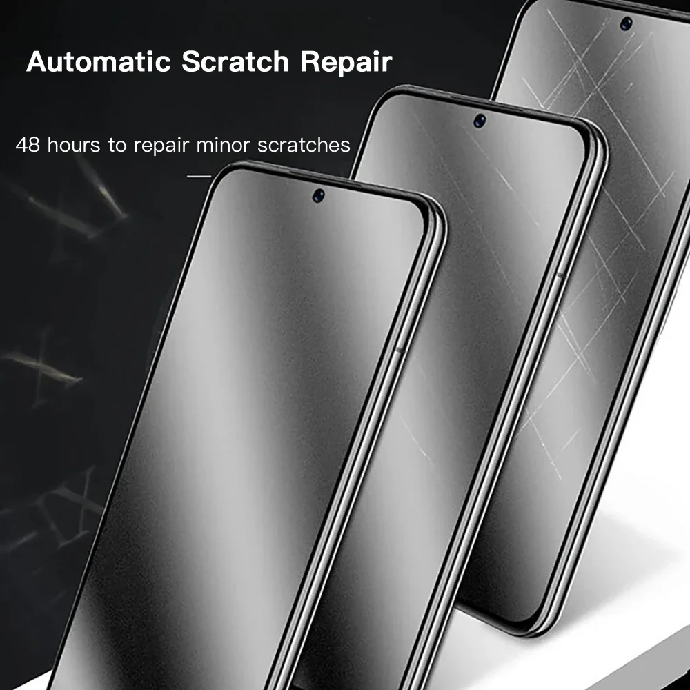 2-4PCS Matte Hydrogel Film for Samsung Galaxy A55 A54 No Fingerprint Screen Protector Not Tempered Glass