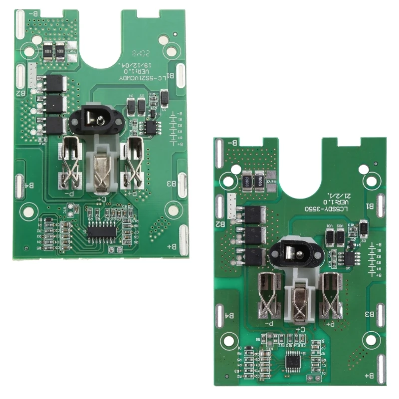 Li-ion Lithium 18650 Battery Charging for Protection Board BMS Module 5S 21V 30A Circuit Board 2.28x2.13 Inch Profession