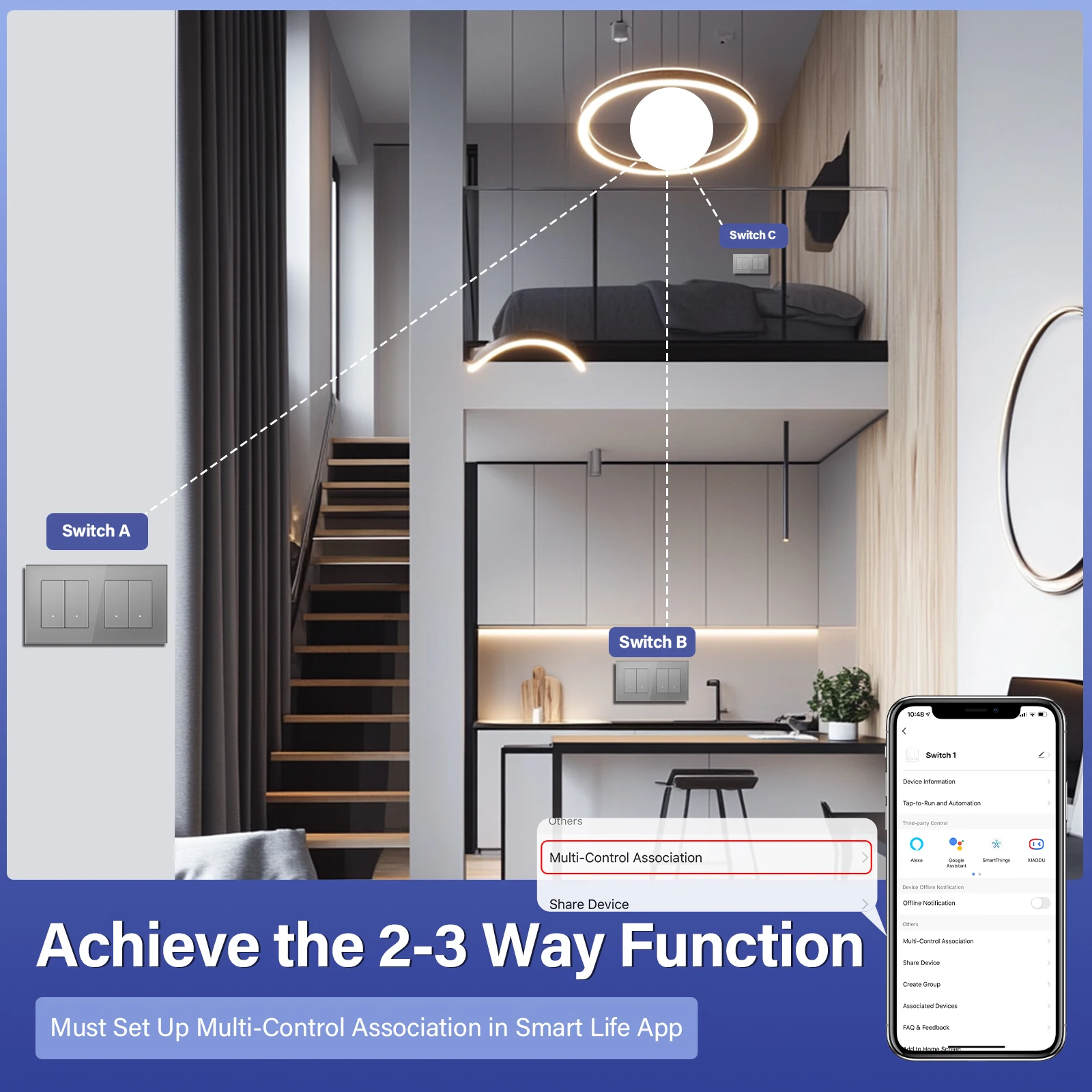 BSEED ZigBee Click Switches Series Wall Smart Click Light Switches Yellow Backlight Glass Frame Tuya APP Switch EU Standard