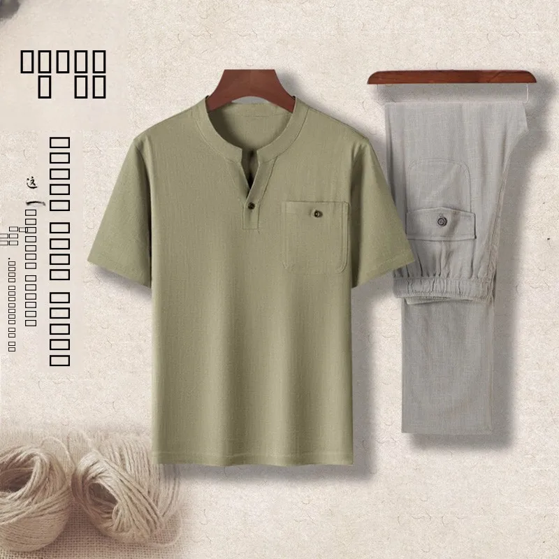 summer-cotton-linen-ort-sve-t-irt-set-for-dad-middle-aged-men's-clothing-ly-men's-faion-linen-tang-suit