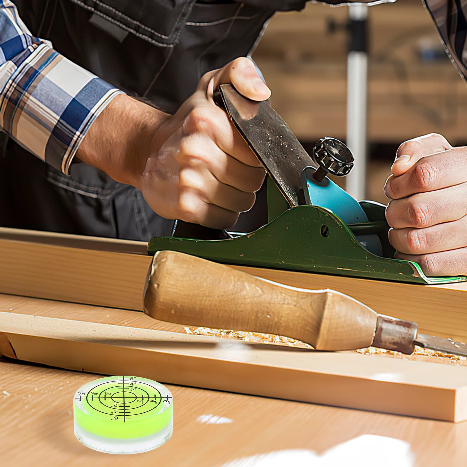 5 Pcs Spirit Level Bubble Levels Scope Rv Tools Pocket Small Leveler for Measuring