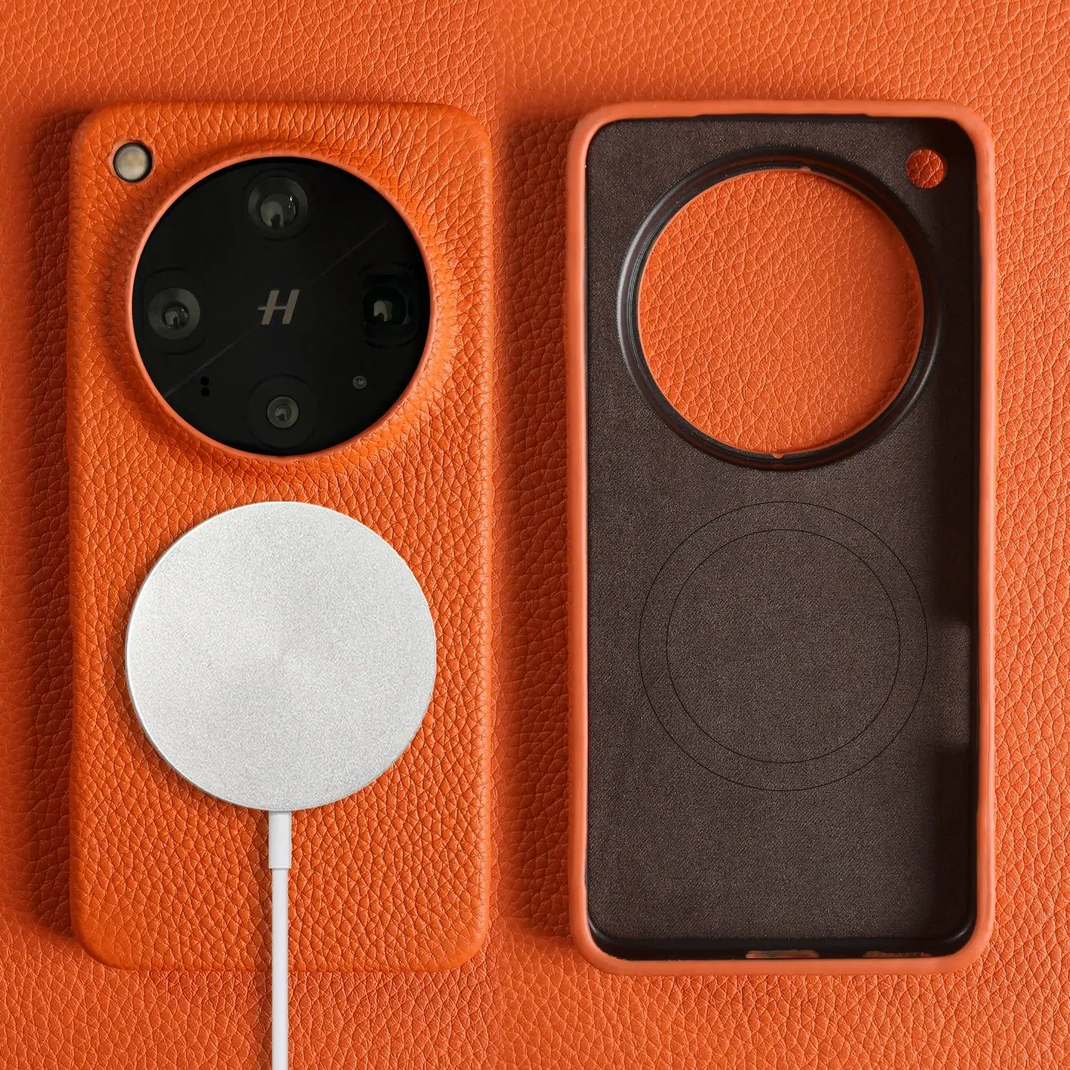 

Роскошный магнитный чехол из натуральной кожи для OPPO Find X8 Pro X8Ultra X7 X6 X7Ultra с беспроводной зарядкой на задней панели, противоударный чехол