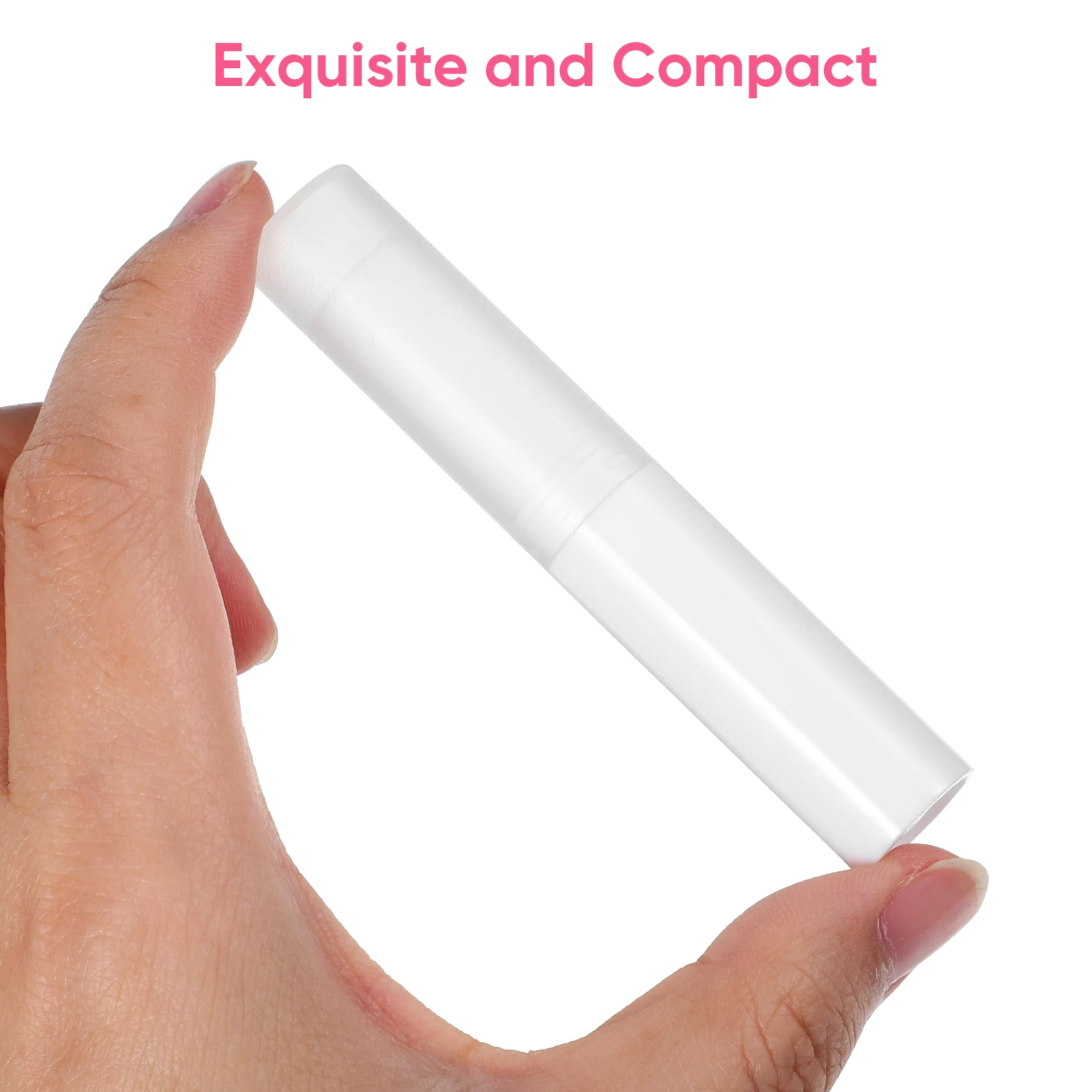 

10pcs Lipstick Tubes Gloss Containers Empty Balm Cans 4G With Caps Diy Refillable Reusable Candles Safe Plastic