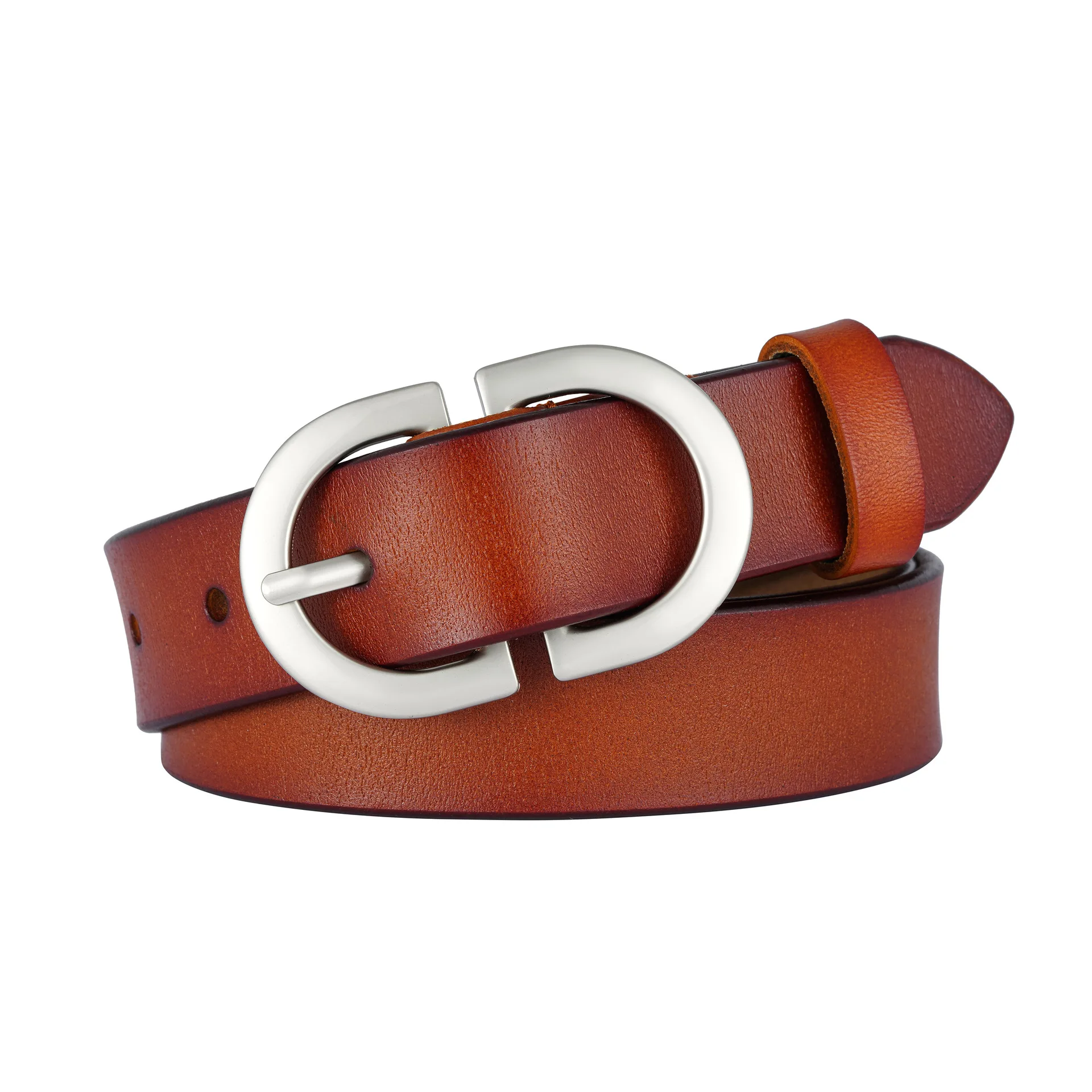 

New Leather Cowhide Belt Women's Casual Versatile Pin Buckle Belt Women's Korean Version Ins First Layer Jeans Belt