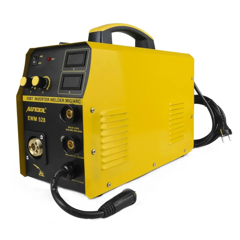 Autool Ewm528 Arc Welder 110V  Metal Welding Us Plug Portable Inverter Manual Welding Machine For Car Repair