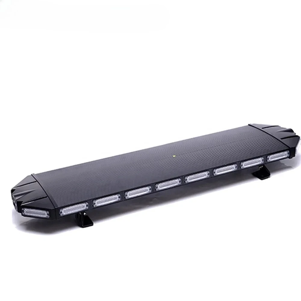 

New LED Warning Lightbar Strobe bar 3W Linear 6 LEDs DC12V 24V or multivolt Black Aluminum material 1200mm 47 inch