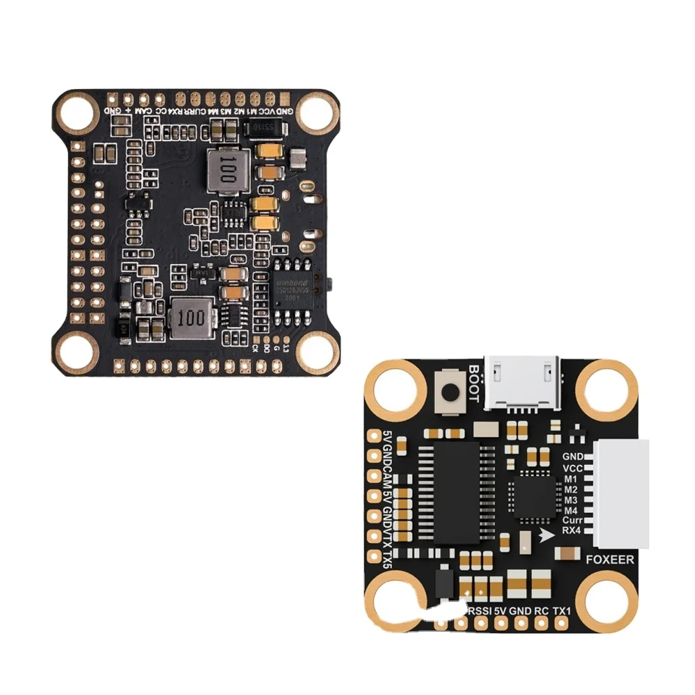 Foxeer F722 V2 Mini MPU6000 3-6S Dual BEC OSD Micro USB Controle de vôo para câmeras RC FPV Racing Freestyle Foxeer