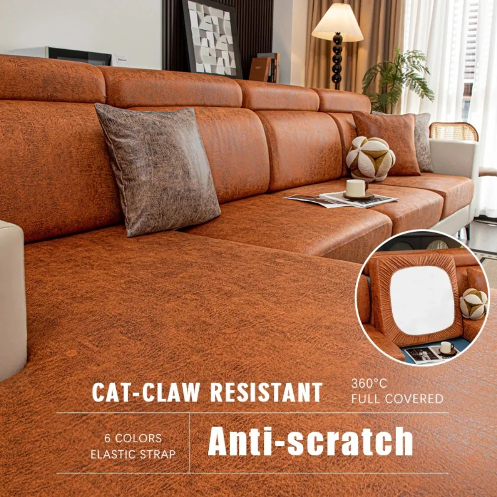 Stretch Sofa Cover for Living Room Furniture Protector Elastic Sofa Cushion Cover 1/2/3/4Seater L Shape Slipcover Couch Covers