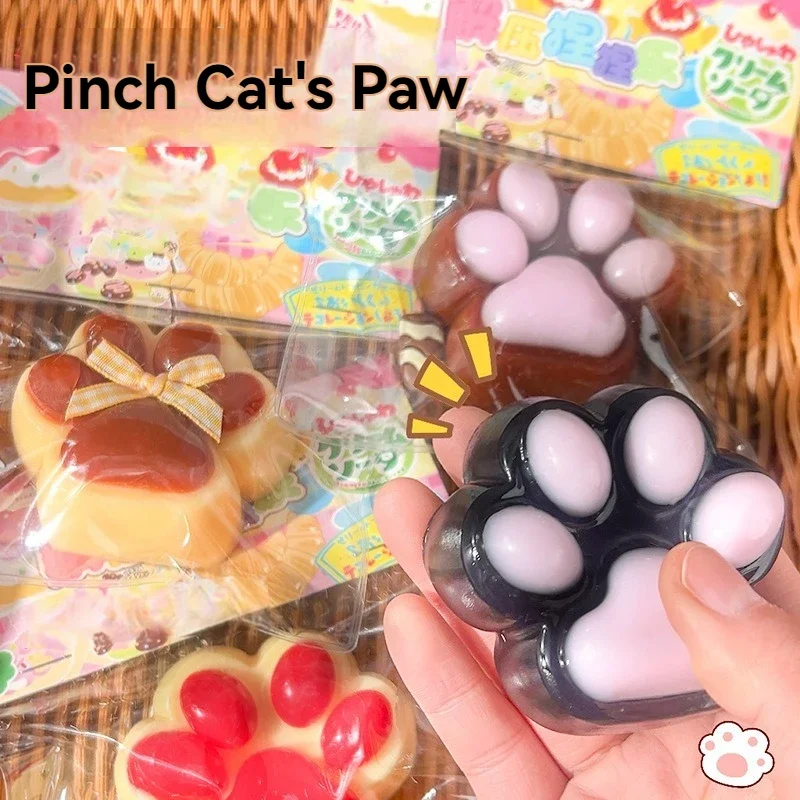 New Soft Jelly Slow Rebound Cat Paw Anti-Stress Decompression Party Gift Perfect for Kids Men and Women