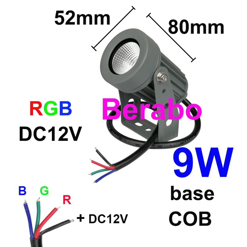 Neue Externe steuerung RGB LED Rasen Lampe COB Licht 20W Im Freien Wasserdichte Pathway Garten Spot Birne Dekor Landschaft Beleuchtung 12V24V – Detail 11